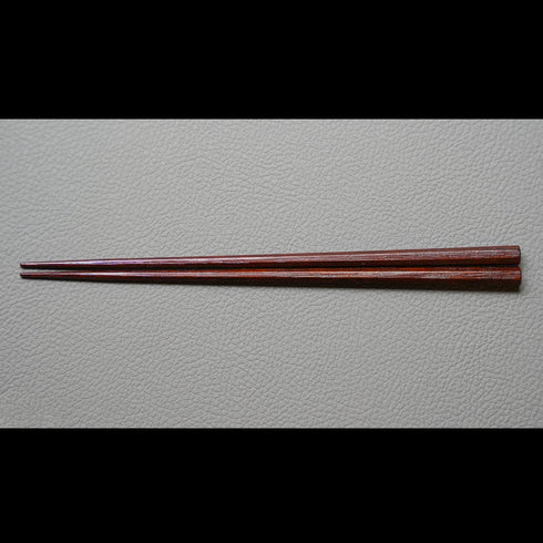 うるし塗り八角箸(無色、18cm)